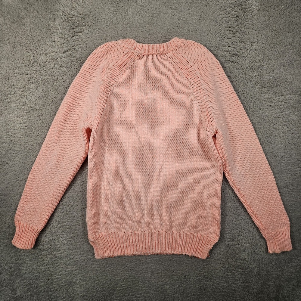 T Alexander Wang Sweater Womens S Orange Wash Out Oversized Designer Luxury Boho - Picture 6 of 11